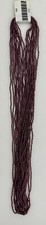 Hank of 15/0 Opaque Seed Beads - Dark Mauve