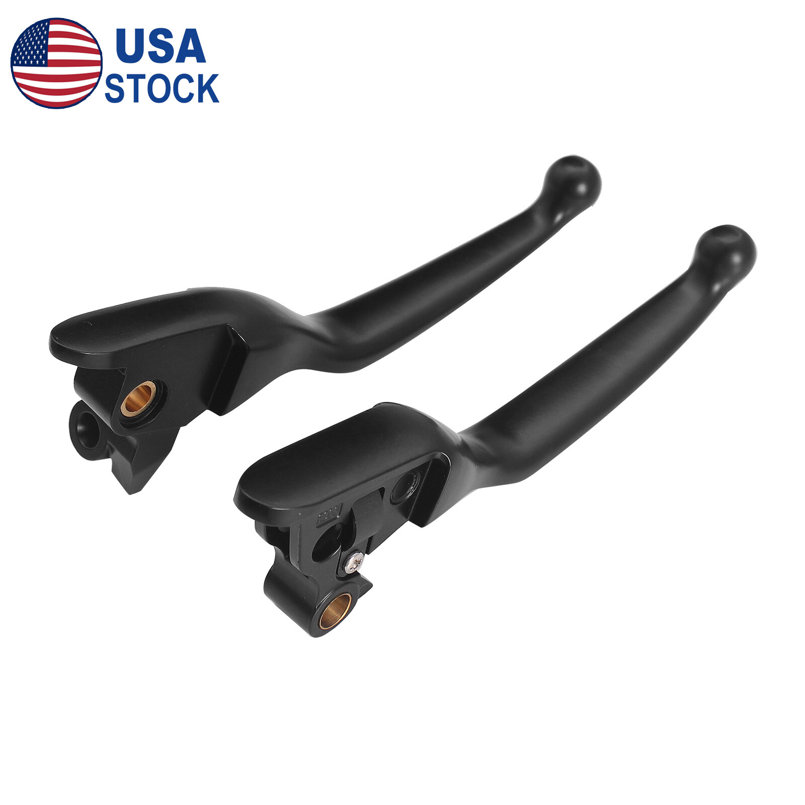 Harley Extended Brake Lever Black Brake & Clutch Levers For Harley Davidson – Road King, Softail, Street Bob 1996-2014 Harley Levers - Foto 6