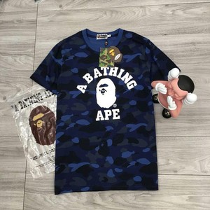 blue bape shirt