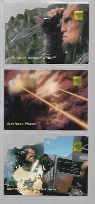 Tradingcards - Star Trek: 30 Years - Phase One - 3x Sondercards Die-Cut Technol.