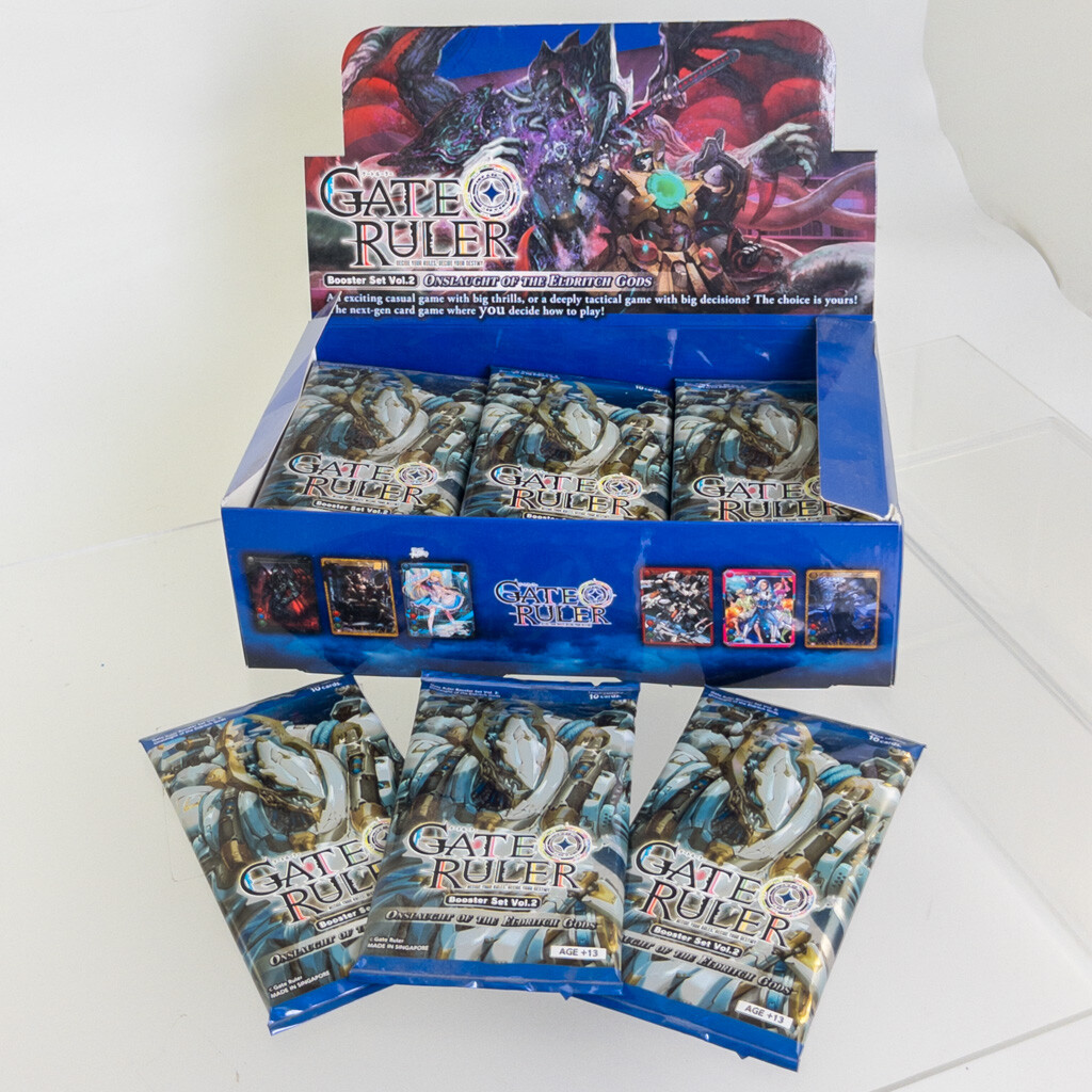 gate ruler booster box Gate Ruler: Onslaught of the Eldritch Gods Vol. 2 Booster Box