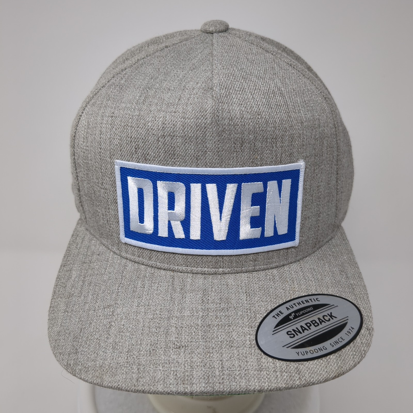 Driven Snapback Hat Gray One Size Adjustable Embr… - image 2