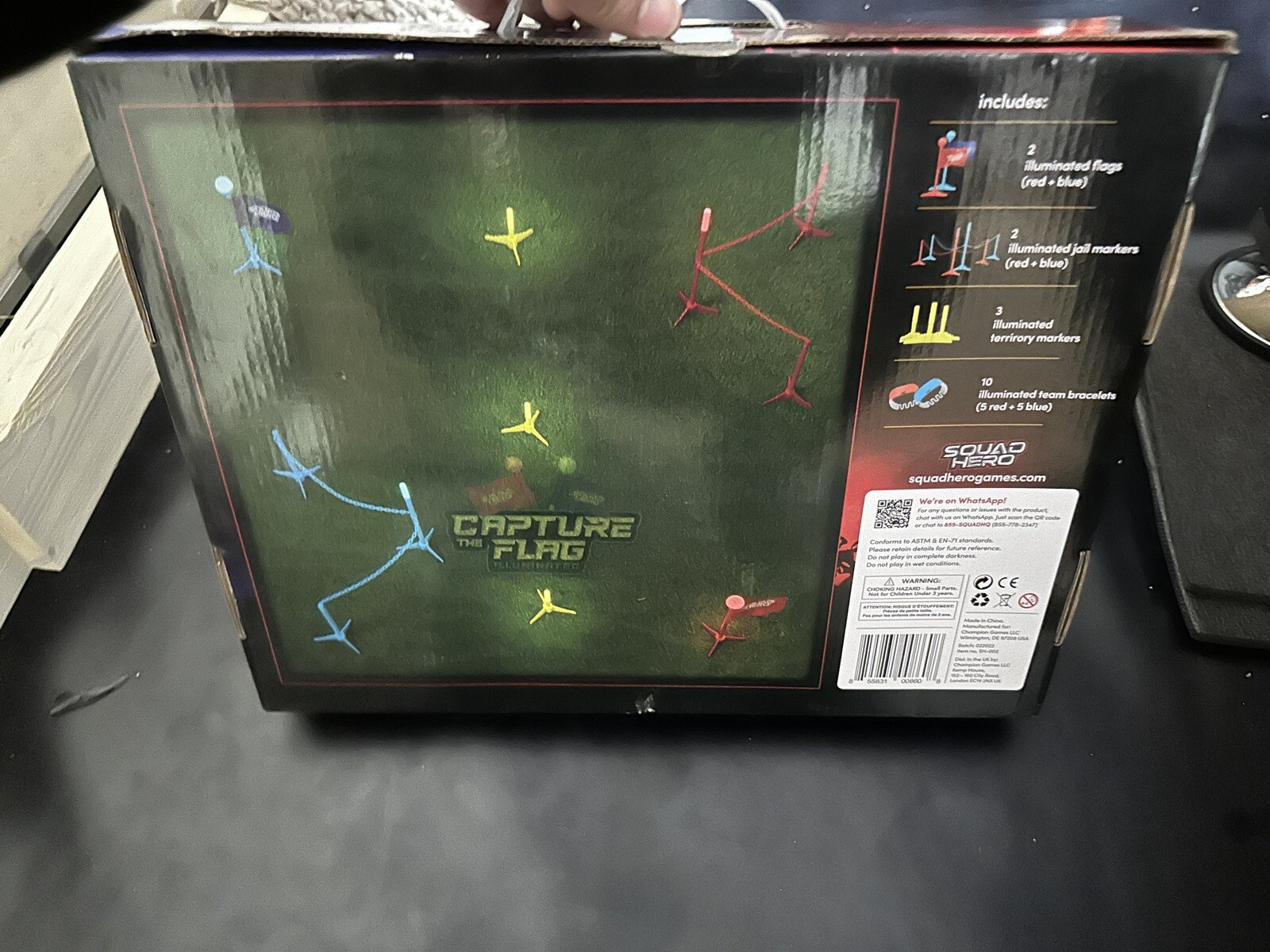 Squad Hero Capture The Flag Illuminated Play Set 10 Players New In Box NIB