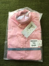 TuffRider Cotton Long Sleeve Childrens Starter Show Shirt Girls 04 Pink NEW