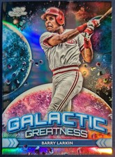 Barry Larkin 2024 Topps Cosmic Chrome Galactic Greatness Card #GG-22 Reds