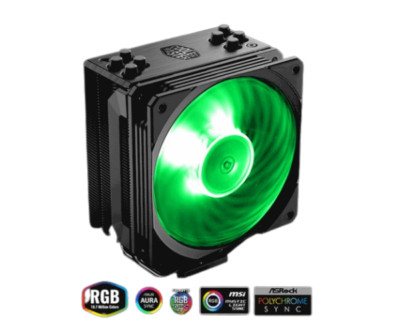 Cooler Master HYPER RGB 212 Black Edition Processor Air cooling 120mm 150W 1Year