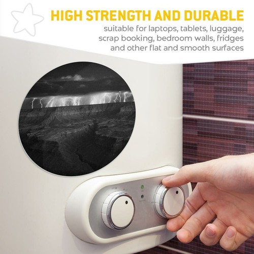2 x Vinyl Stickers 15cm (bw) - Canyon Lightning Storm Weather #41552 - 第 6/8 張圖片