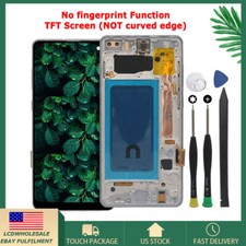 LCD Touch Screen Digitizer Assembly Silver For Samsung Galaxy S10 Plus G975U