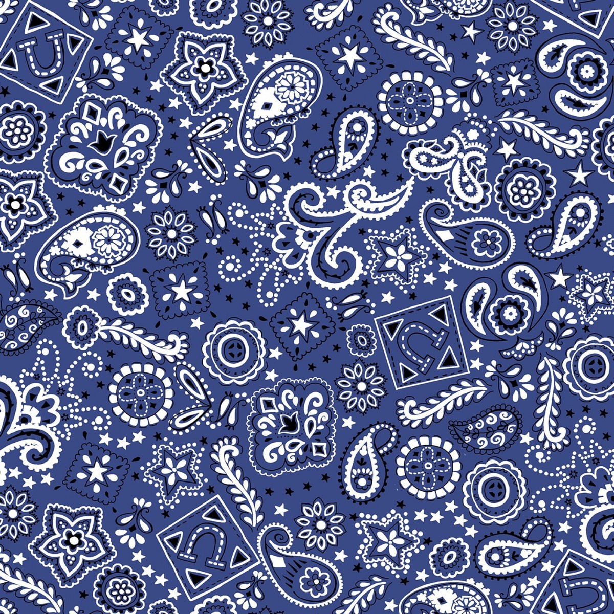 Sfondo Bandana Paisley Blu Premium Vector | Beautiful Dark Blue