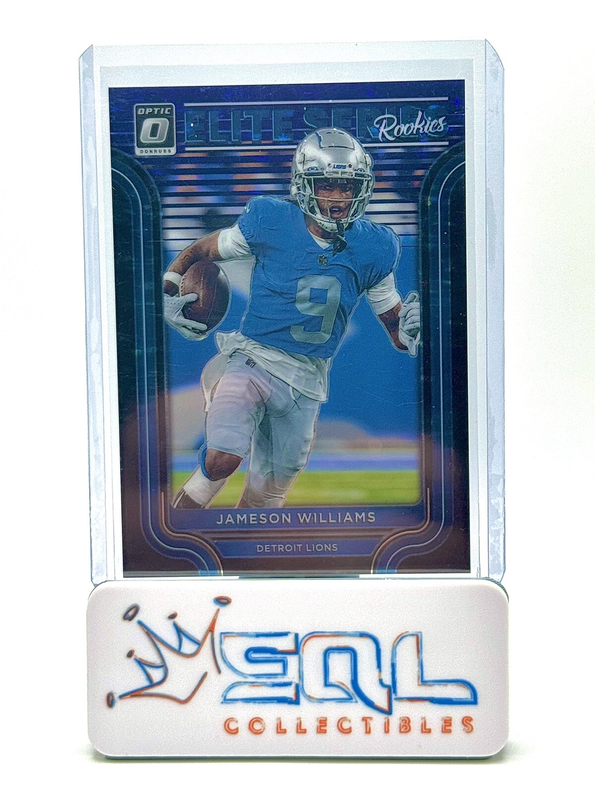 2022 Optic Jameson Williams Elite Series Rookie FOTL Purple Stars /25 RC SSP