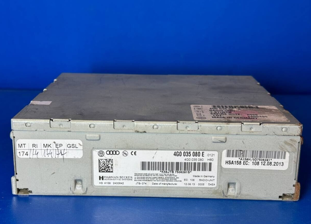 2013 - 2017 LAMBORGHINI AVENTADOR LP700 LP750 RADIO STEREO UNIT 4G0035080E OEM