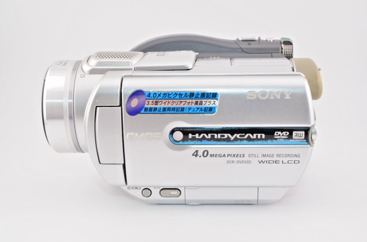 Sony Handycam DCR-DVD505 Camcorder Japanese Only Tested Fully