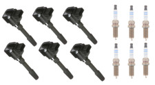 6x Ignition Coils w/ Connectors + 6x Spark Plugs for PORSCHE Macan Panamera