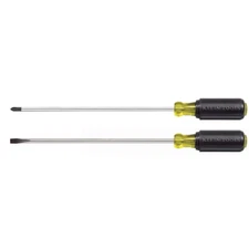 Klein Tools 85072 10-Inch Long Blade Screwdriver Set, 2-Piece