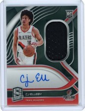 2020-21 Panini Spectra Basketball Rookie Relic Autograph #282 CJ Elleby #037/149