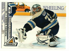 2010-11 PANINI  PINNACLE HOCKEY CARD - # 139 MATHIEU  GARON COLUMBUS BLUE JACKET