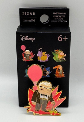 Loungefly Disney Pixar Up Tonal Character Portrait Blind Box Pin Carl Balloon