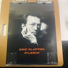 ERIC CLAPTON for PILGRIM 1998 Promo Poster Ad 18 X 24 Original