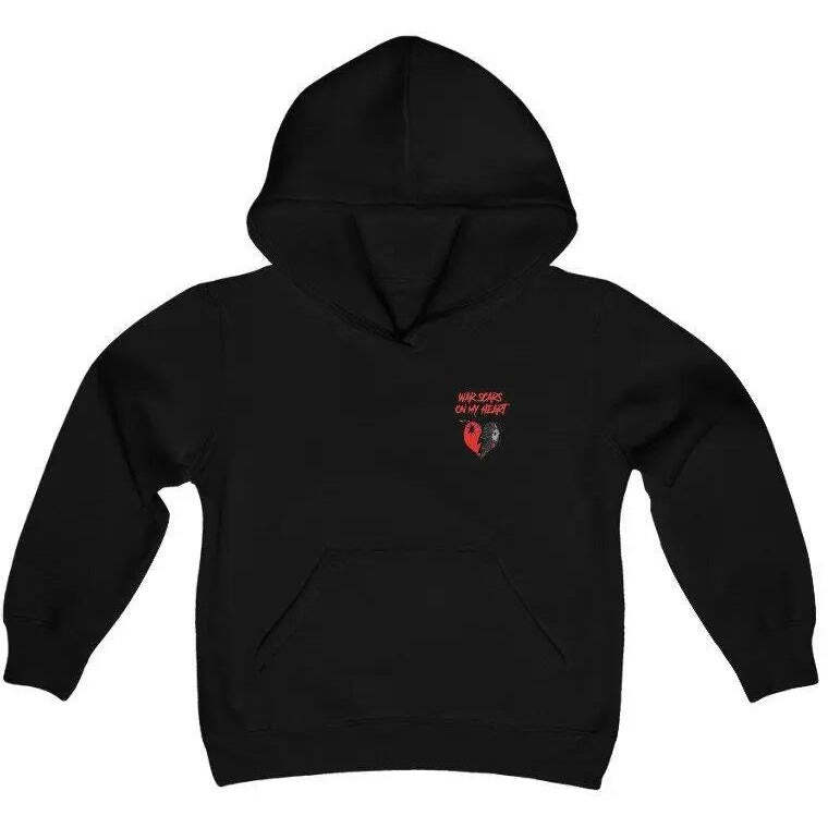 YOUTH WAR SCAR-Hooded Sweatshirt Australia