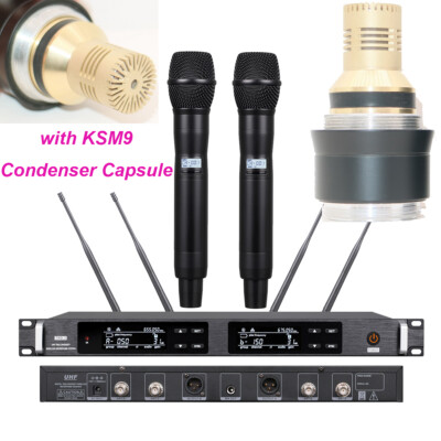 ULXD Digital Wireless KSM9 Gold Condenser Microphone System Ture Diversity UHF