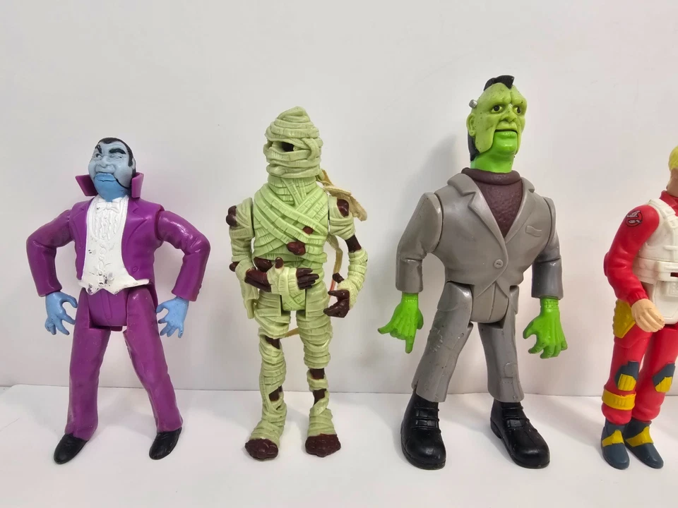 Lote de 9 Figuras De Colección Cazafantasmas Drácula Inodoro Frankenstein Momia Foto 3 de 4