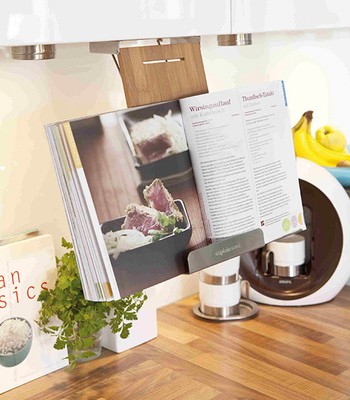 Kochbuchhalter Klappbar Geschenk Kochen Kuche Tablethalter Handyhalterung Ikea Ebay