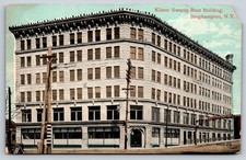 Binghampton New York Kilmer Swamp Root Building Vintage Postcard
