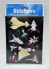 Eureka Stickers Space 4 Sheets 36 Pcs Paper Magic Group New