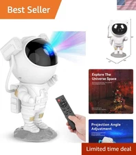 Star Projector Galaxy Night Light - Astronaut Space Projector, Starry Nebula ...