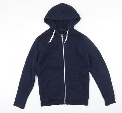 RWC Herren Hoodie blau Polyester Full Zip Größe S