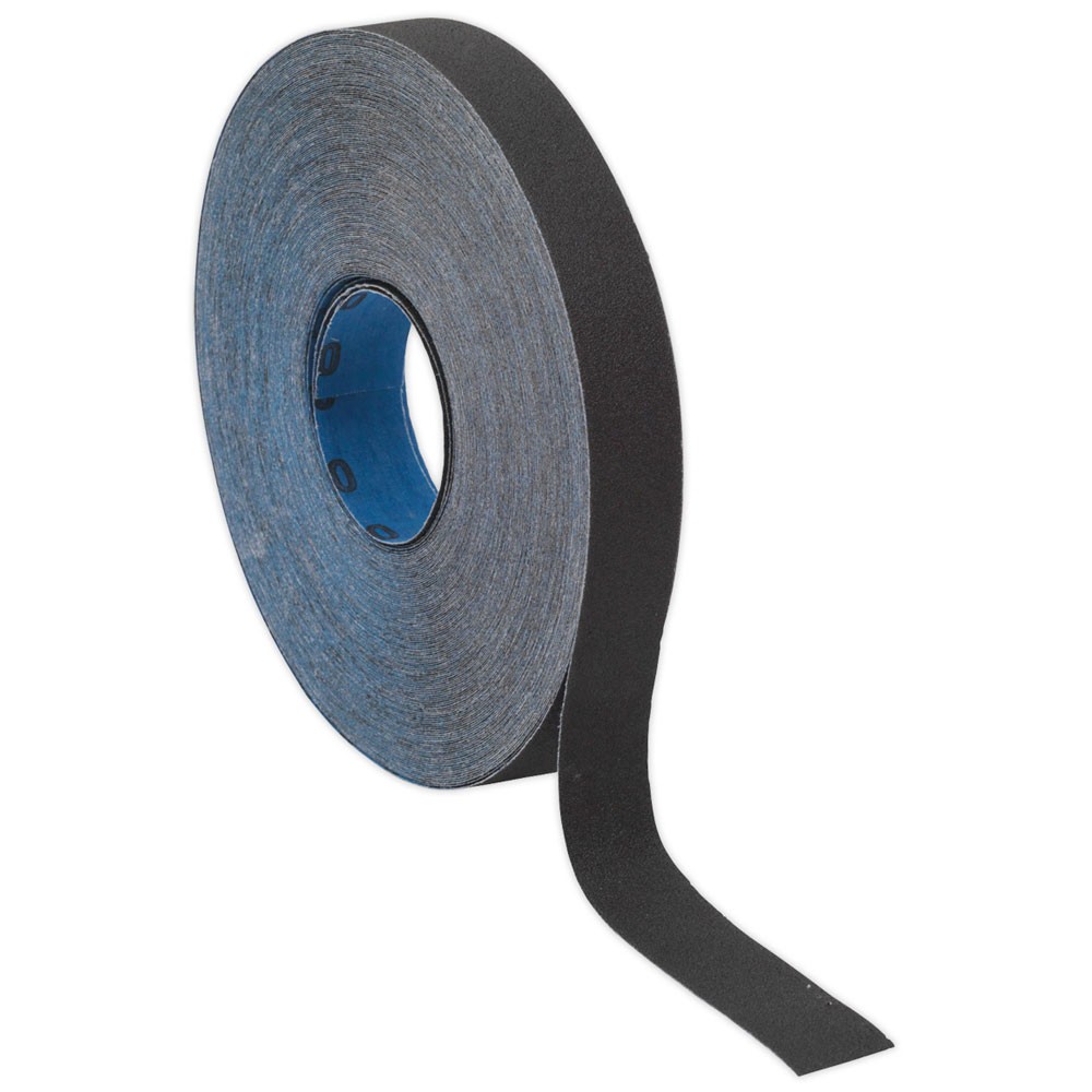 Sealey Emery Roll Blue Twill 25mm x 25mtr 40Grit
