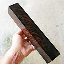 Exotic Makrit Ebony Spindle Blank 50x299x50mm For Wood Turning  DIY Craft 1172