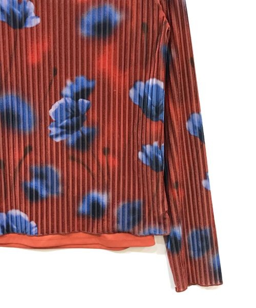 Ameri                    MILA VELOUR CUT TOP Red×… - image 4