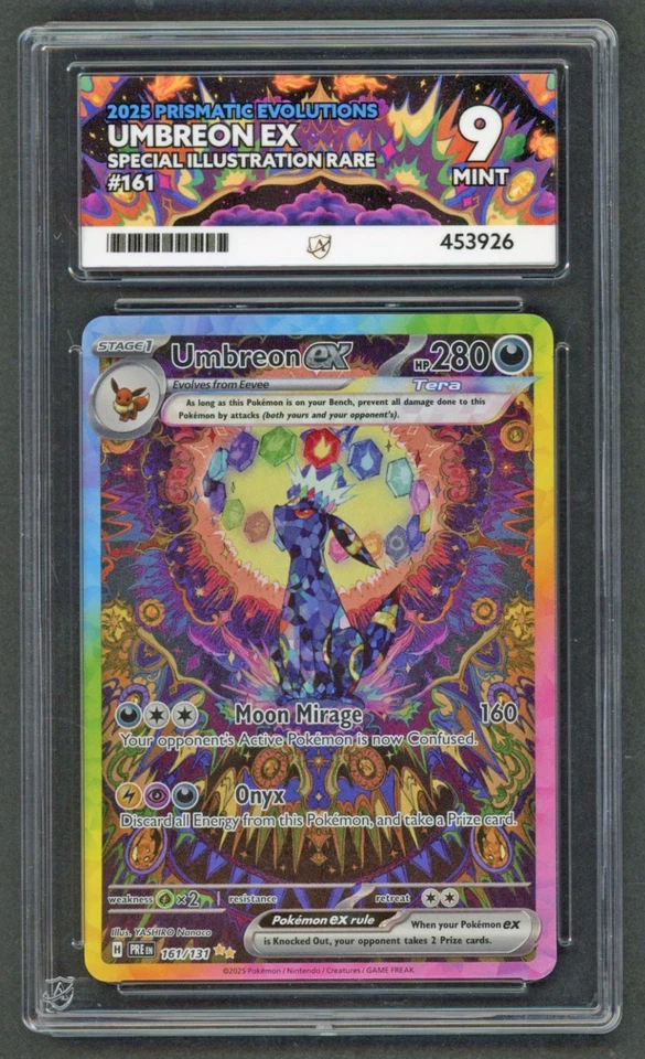 Pokemon Cards - ACE 9 Umbreon EX 161/131 -  Prismatic Evolutions - MINT - PSA