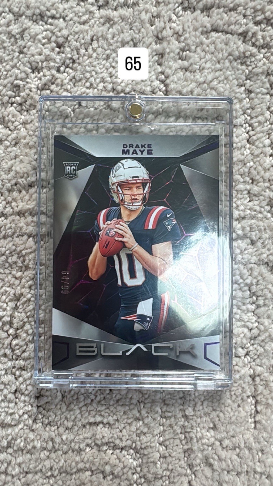 Panini Black 2024 Rookies purple Drake Maye #128 /99 RC
