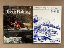Fishing Books Set: Trout Fishing & Wild Trout, 2 Volumes, Good Condition