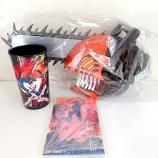 Chainsaw Man Movie Reze  Head Popcorn Box / Drink holder / Book Set Tax included