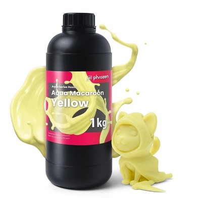 Phrozen Aqua Resin 405nm 3D Printing UV Curing 1KG Yellow