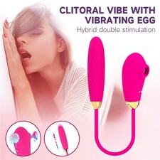Sucking Vibrator Clit Sucker Dildo Women G-spot Massager Sex Toy for Women