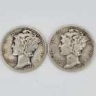 2 Mercury Dimes 90% Silver / 1942 & 1942-S / You Buy What You See