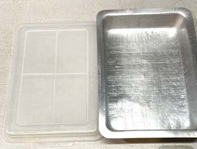 VINTAGE WEAREVER INSULATED AIR BAKE 9x13 CAKE LASAGNA BROWNIE BAKING PAN + LID