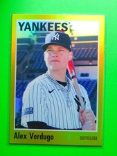 Alex Verdugo 2024 Topps Archives #197 Yellow Foilboard New York Yankees