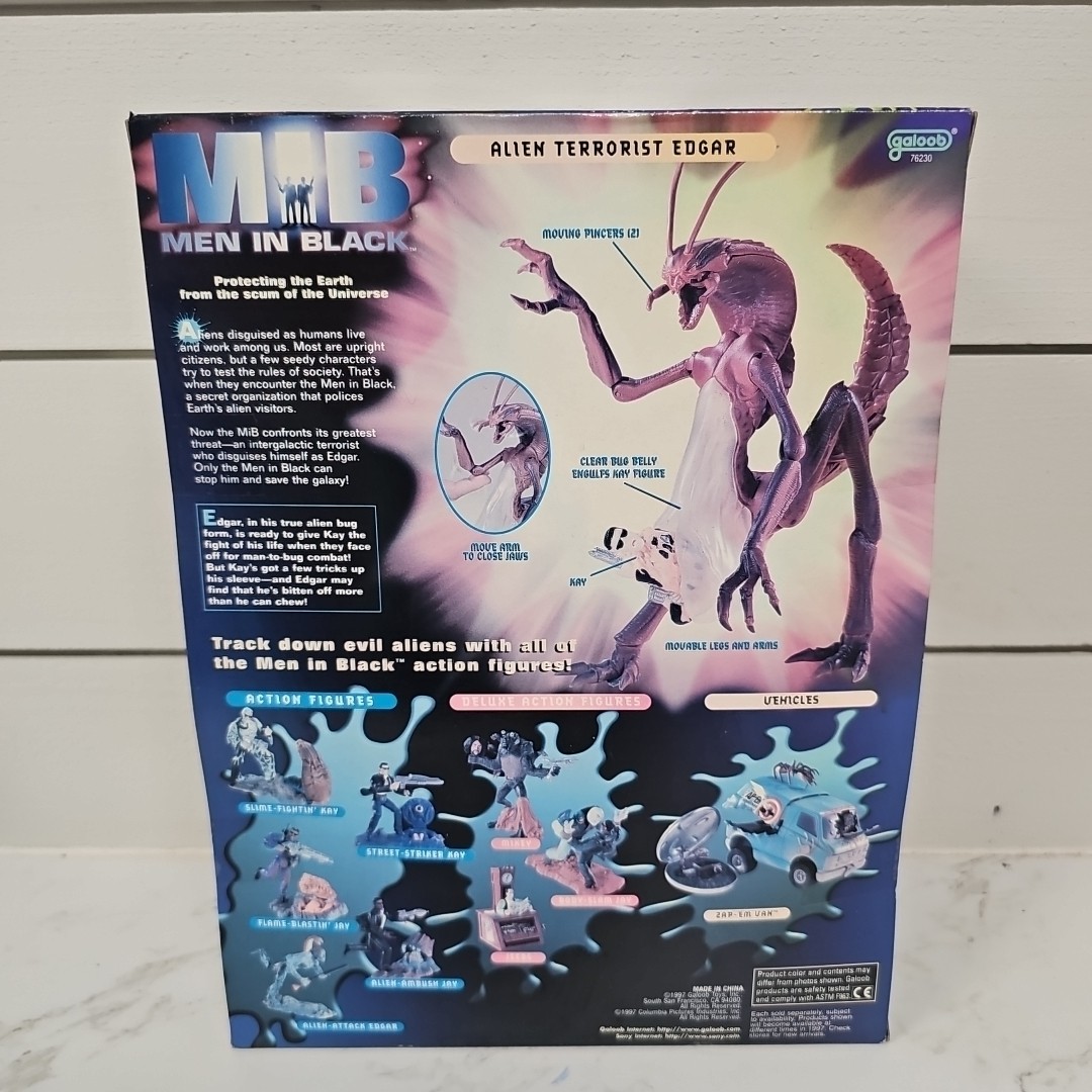 MIB エイリアンテロリスト エドガー フィギュア Men in Black MIB Alien Terrorist Edgar Action Figure 1997