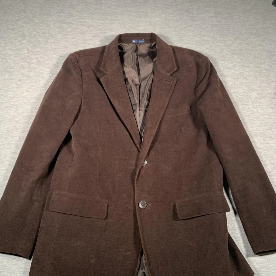 Chaqueta Blazer Gap Para Hombre Abrigo Deportivo Grande Clásico Informal Terciopelo Foto 3 de 4