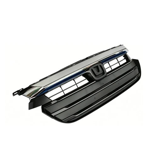 Front Upper Bumper Grille with Chrome Molding For 2019-2022 Honda Insight image 2
