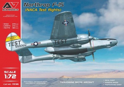 A&A Models 7236 1:72 Northrop F-15A 'Reporter' (NACA Test Flights)