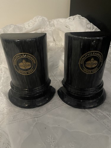 Amaco Black Marble Bookends