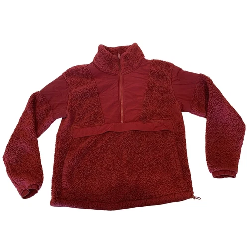 UNDERCOVER Felpa con cappuccio pullover rosa Victorias Secret donna grande 1 2 zip pile profondo