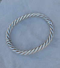 David Yurhman Sculpted 8mm Cable Bracelet