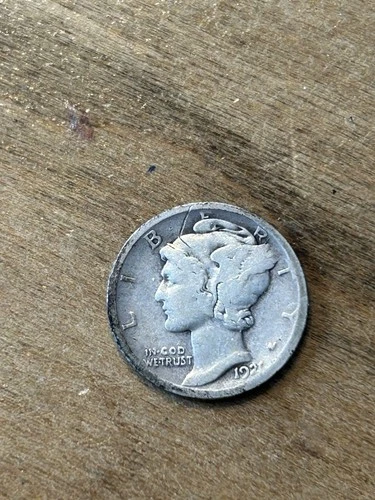 1921 Mercury Dime VG